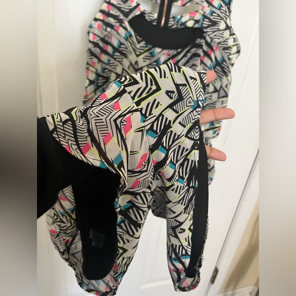 Xhilaration Women’s Shorts Romper (Shorts) - S/P - Multi-colored - Picture 10 of 10